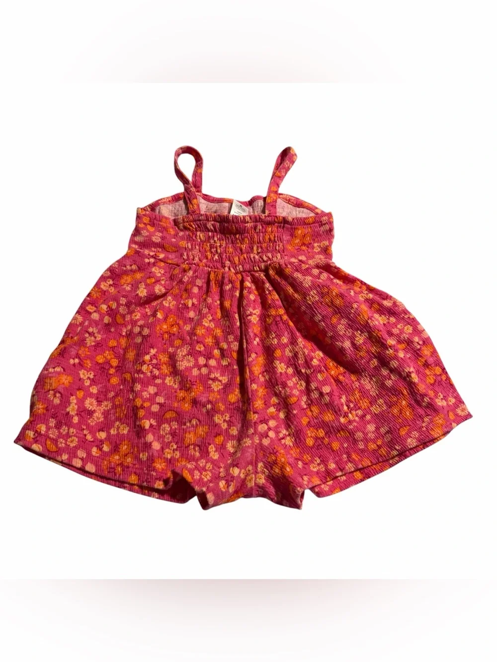 Carters spaghetti strap Romper floral size 24 months